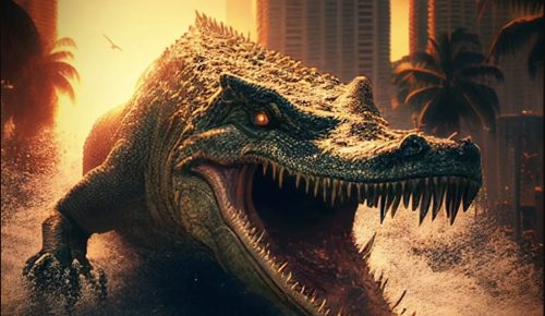 UN ALLIGATOR SOUS ACIDE