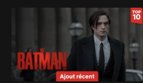 THE BATMAN, actuellement sur Netflix