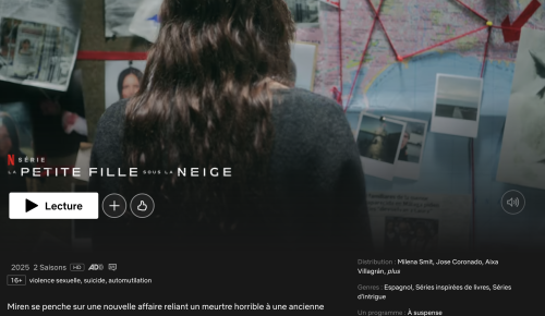 La Petite fille sous la neige 